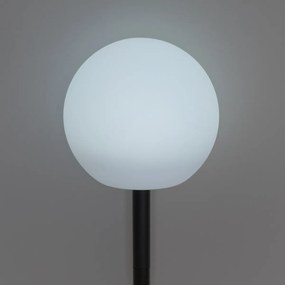 Set di 3 lampade da terra per esterni bianche con LED solari IP44 - Ludger