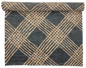 Tappeto color antracite in iuta 150x245 cm Cat – Bloomingville