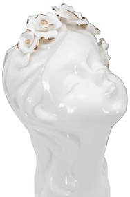 Vaso in porcellana bianca Young Lady - Mauro Ferretti