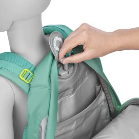 Zaino scuola coocazoo MATE, All Mint, certificato AGR