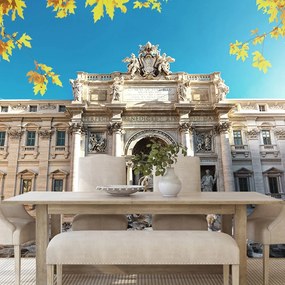 Carta da parati autoadesiva – Fontana di Trevi a Roma