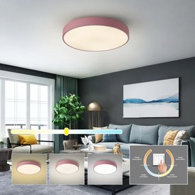 Brilagi - Plafoniera LED POOL LED/60W/230V 3000/4000/6000K 50 cm rosa