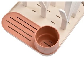 Beaba - Stendibottiglie beige/arancio