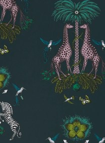 Clarke & Clarke Carta da parati Creatura - Teal