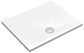 Piatto doccia in ceramica PUNTO bianco L 100 x L 80 x H 3.5 cm lucido