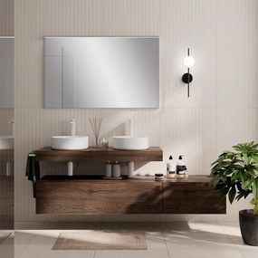 Mobile da bagno sotto lavabo Step noce L 120.3 x H 30 x P 46 cm 1 cassetto, lavabo non incluso