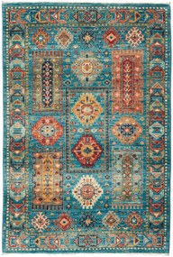 Samarkand Tappeto 120 x 80 Blu (Pakistan) Annodato A Mano