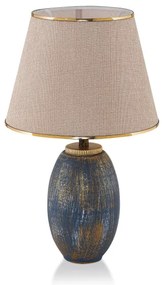 Lampada da tavolo RAMZES 1xE27/40W/230V crema/blu