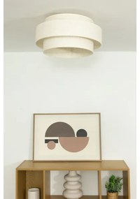 Plafoniera BOHO 1xE27/60W/230V Ø 40 cm bianca