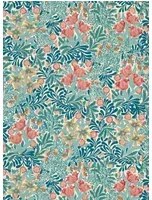 Morris & Co Carta da parati Bower - Indigo/ Barbed Berry