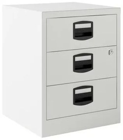 Armadio per archiviazione Bisley Bianco A4 Acciaio 3 cassetti 40 x 51 x 40 cm