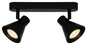 Nordlux - Faretto EIK 2xGU10/35W/230V Black