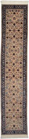 Isfahan Tappeto 80 x 370 Beige (Cina) Annodato A Mano