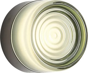 Lampada da parete di design nera con vetro verde chiaro IP44 - Michele