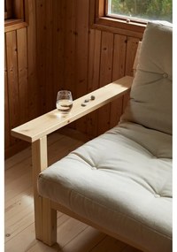 Divano letto in velluto a coste rosa 218 cm Unwind - Karup Design