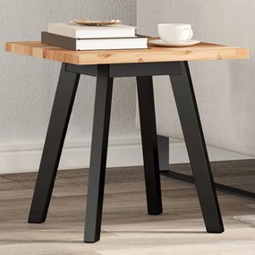 Piano Tavolo Quadrato 40x40x2 Cm İn Legno Massello Di Acacia /