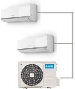 Olimpia Splendid - OS-C/SAALH14EIB - Aryal S2 e Dual Inverter 14 con ui Phenix (9.000+12.000 btu/h) - Multisplit Dual, Gas R32, Classe di efficienza