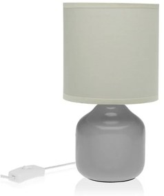 Lampada da tavolo Basic Ceramica (14 x 26 x 14 cm) - Grigio