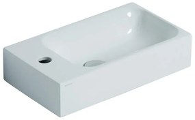 Lavabo sospeso rettangolare Cento H 12 x P 25 cm in ceramica bianco