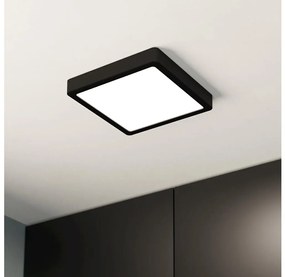 Eglo 900644 - Plafoniera LED per bagno FUEVA LED/17W/230V IP44 nero