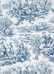 Little Greene Carta da parati Lovers Toile - Mazarine