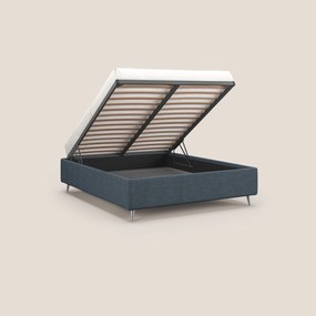 Febe sommier compatto con grande capienza del contenitore in tessuto impermeabile T03 blu