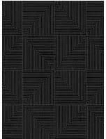 Coordonne Tapete Tetragonal - Slate