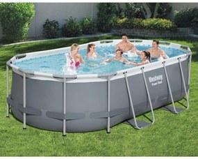 Piscina Fuori Terra Ovale Power Steel 427x250x100 Cm /