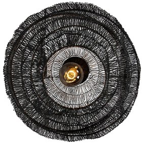 Plafoniera orientale nera 45 cm - Vadi