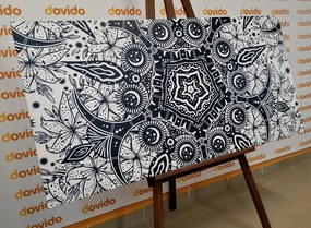 Stampa su tela – Ornamento del giglio selvatico