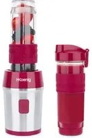 Frullatore portatile rosso SMOO10 con 2 borracce H.Koenig