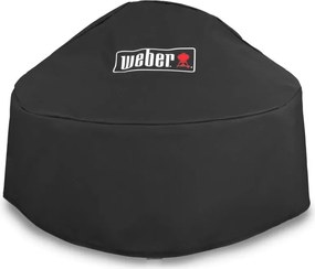 Weber Funda Premium para chimenea, transpirable UV- & Resistente al Agua, con cierre de Velcro para fijación, funda para parrilla, funda para