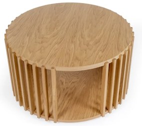 Tavolino in rovere , ø 83 cm Drum - Woodman