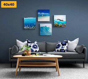 Set di quadri – Mondo marino