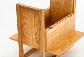 Mobile da vino in legno di quercia in colore naturale 59x60 cm NewEst - Woodman