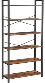 Libreria NAVARO marrone/nera