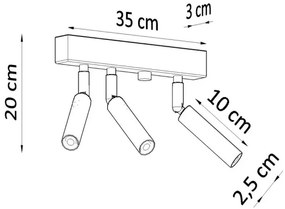 Faretto EYETECH 3xG9/12W/230V bianco