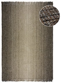 Tappeto grigio in misto iuta reversibile/tessuto a mano 160x230 cm – Flair Rugs