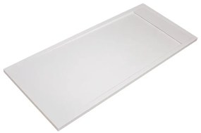 Piatto doccia SENSEA in resina Neo L 70 x L 140 x H 3 cm bianco opaco effetto pietra