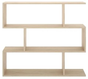 Scaffale in kit 4 ripiani Bassa Lis L 110 x P 25 x H 96 cm beige, portata per ripiano 5 kg