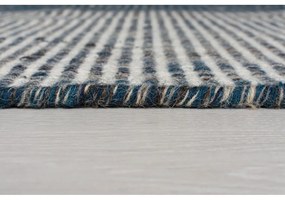 Tappeto in lana blu 60x200 cm Indira - Flair Rugs