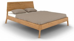 Letto matrimoniale in legno di quercia di colore naturale 180x200 cm Twig - The Beds
