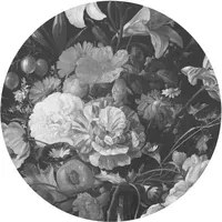 KEK Amsterdam Carta da parati panoramica Golden Age Flowers 10 Circle - M - 1.9m