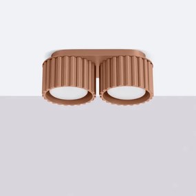 Sollux  SL.1808 - Faretto AURA 2xGX53/10W/230V marrone