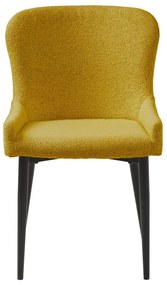 Sedia da pranzo gialla Ontario - Unique Furniture