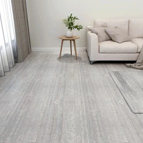 Listoni Per Pavimenti Autoadesivi 20 Pz İn Pvc 1,86 M² Grigi /