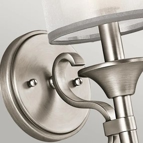 Kichler KL-LACEY1-AP - Applique da parete LACEY 1xE14/40W/230V cromo opaco