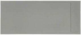 Piatto doccia SENSEA in resina Neo grigio L 90 x L 160 x H 3 cm opaco effetto pietra