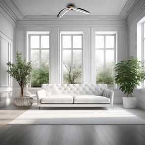 Plafoniera LED INFINITY LED/21W/230V nero