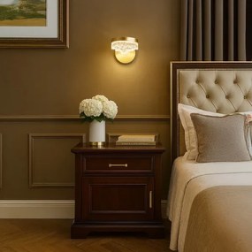 Lampada da parete LED/4W/230V oro